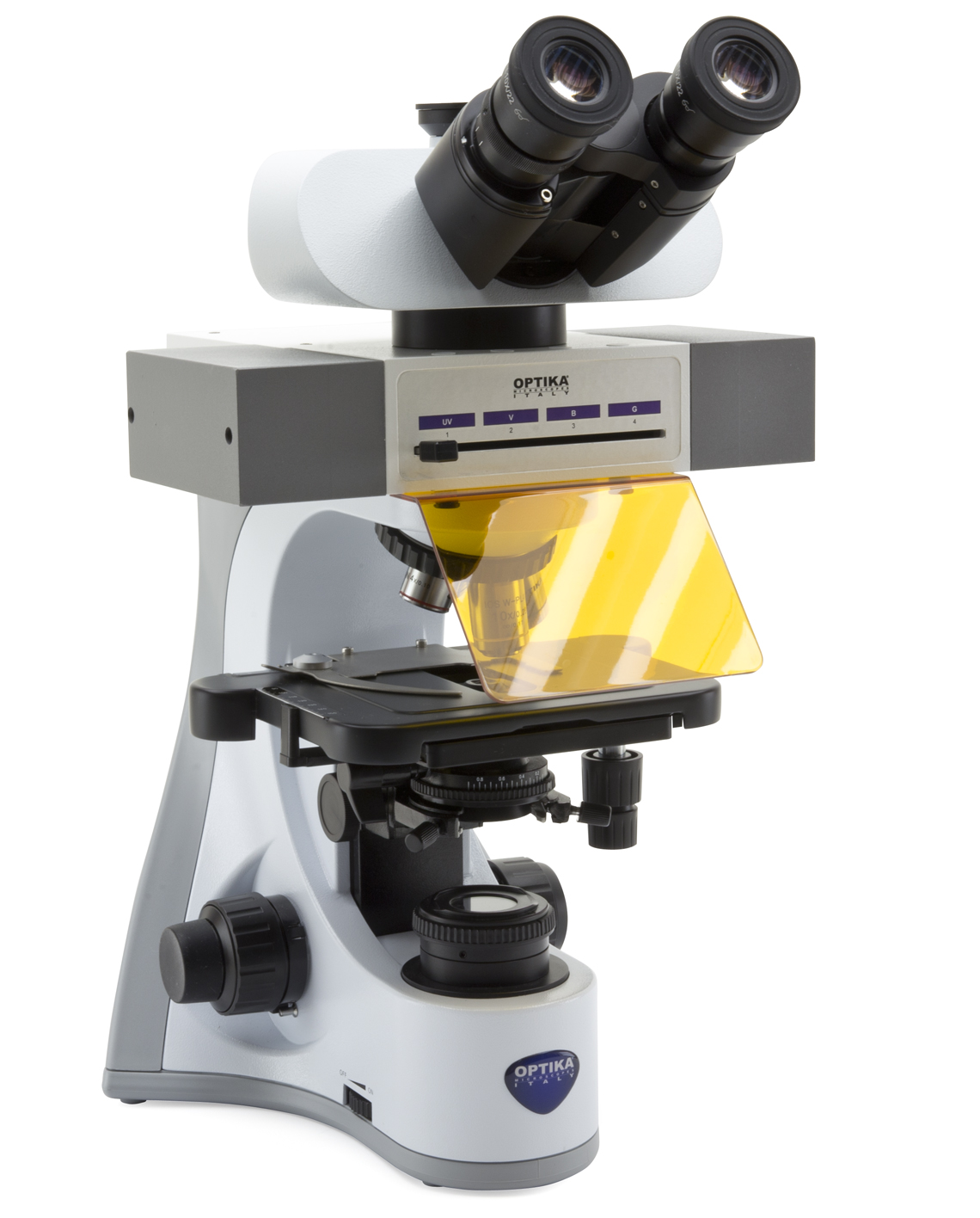 Mikroskop B-510LD4, LED fluorescense, trino, 1000x, Plan IOS, 4 empty filtersets slots