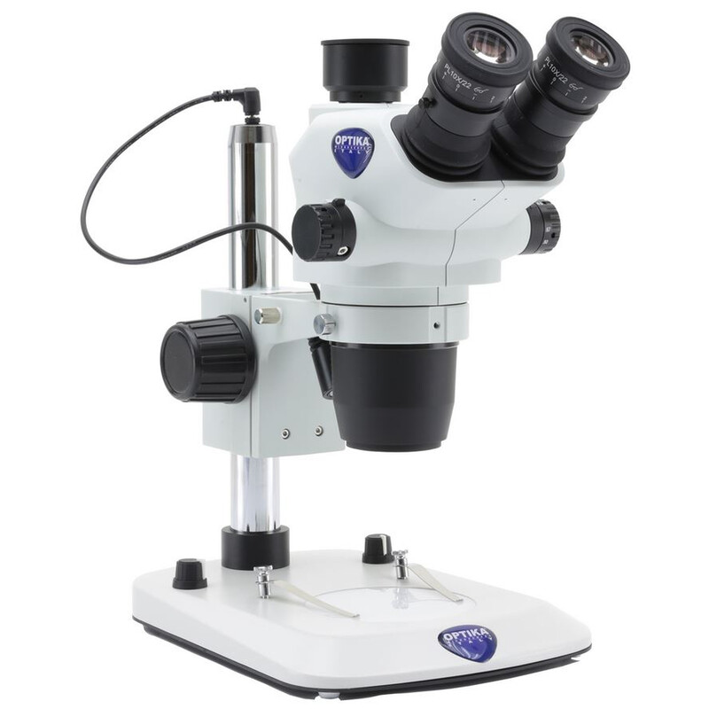 Zoom-Stereomikroskop SZO-4, trino, 6.7-45x, Säulenstativ, Auf-, Durchlicht