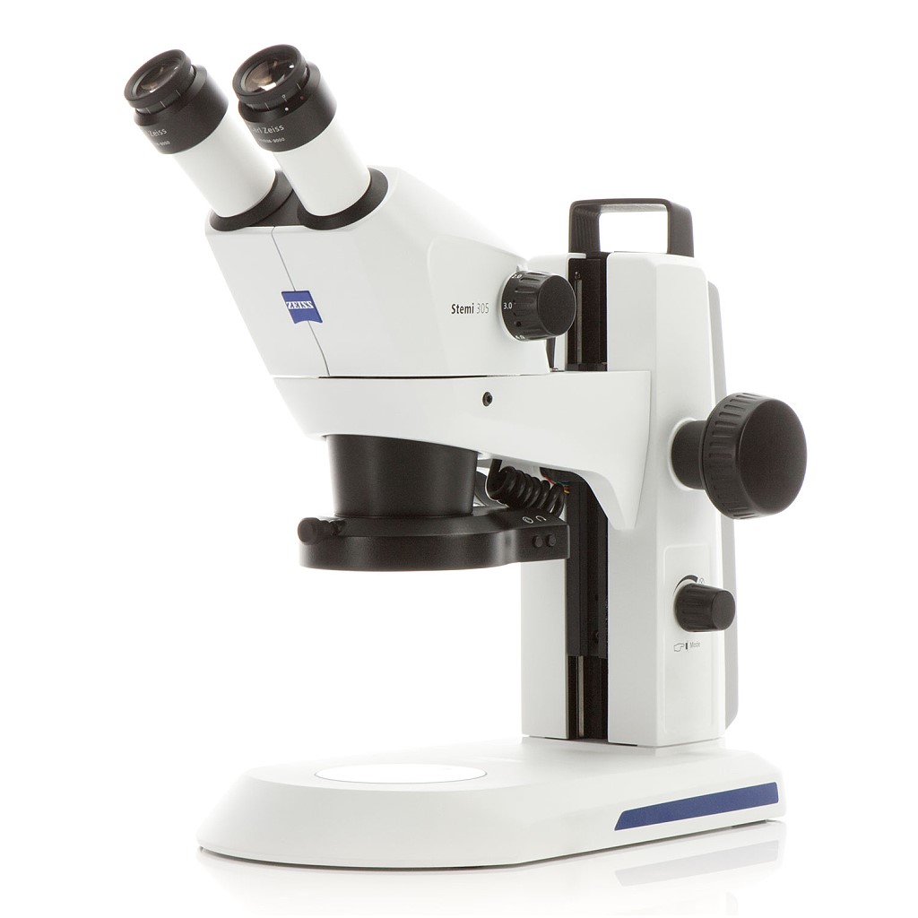 ZEISS Zoom-Stereomikroskop Stemi 305, MAT, bino, ESD, Greenough, w.d.110mm, 10x,23, 0.8x-4.0x
