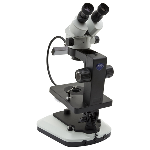 Zoom-Stereomikroskop OPTIGEM-10, bino, BF, DF, Greenough, w.d. 100mm, 10x/21mm, 0,7x-4.5x