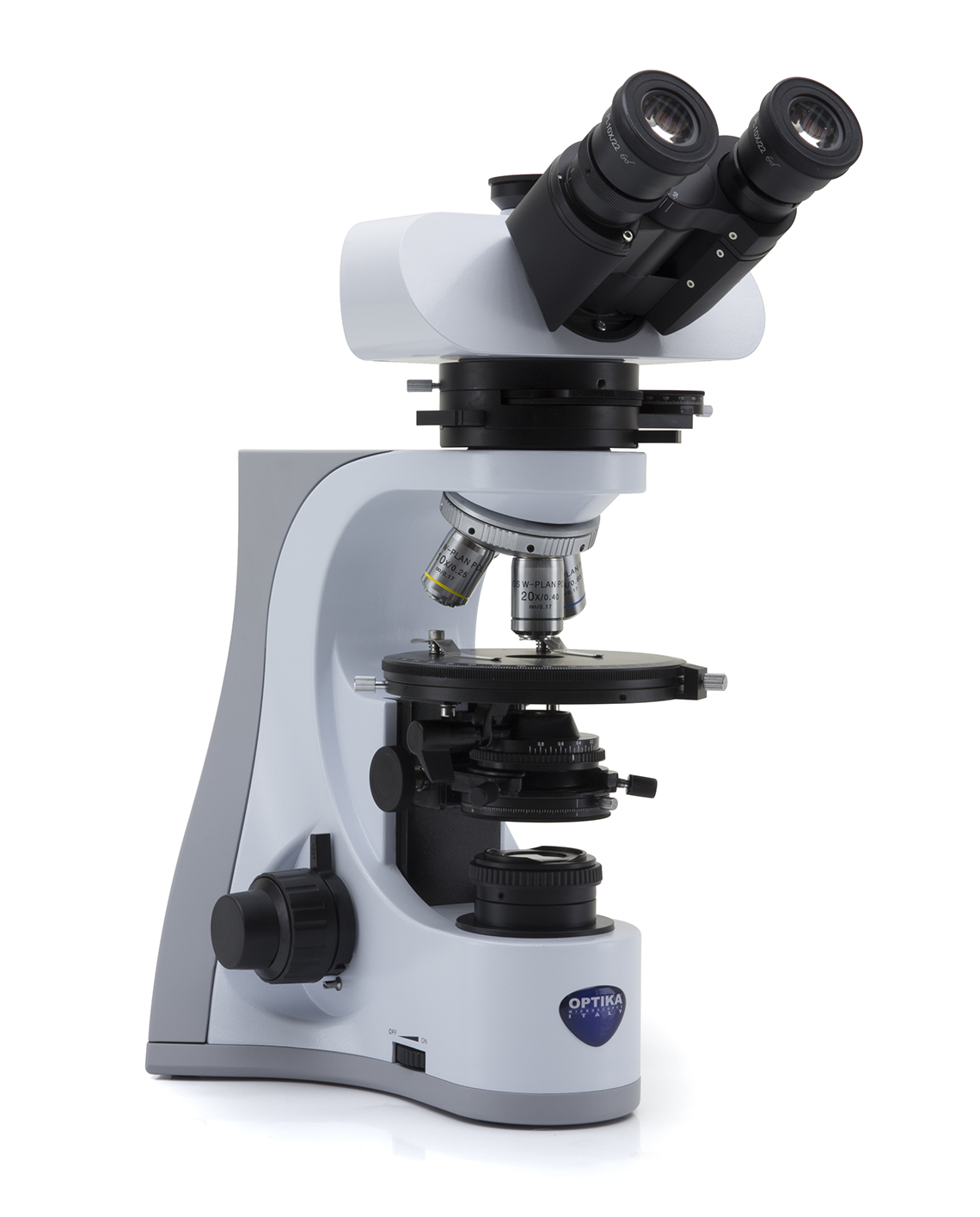 Mikroskop B-510POL, polarisation, transmitted, trino, IOS W-PLAN POL, 40x-400x, EU