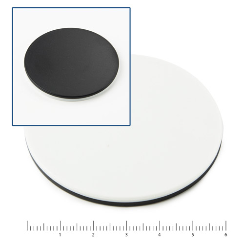 Euromex Kunststofftisch ED.9956, sw Ø 60mm (EduBlue)