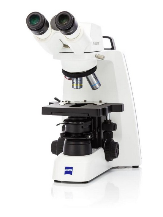 ZEISS Mikroskop Primostar 3, Fix-K., Bi, SF20, 4 Pos., 100x Öl, ABBE 0.9, 40x-1000x