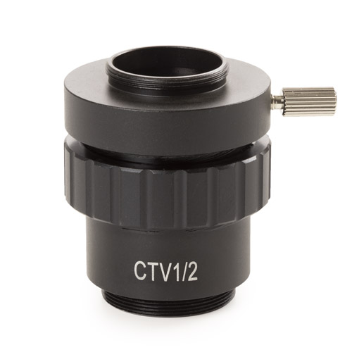 Euromex Kamera-Adapter SB.9850, C-Mount, 0.5x, für 1/2 Zoll Sensor (StereoBlue)