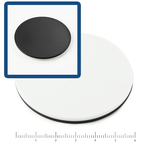Euromex Einsatz f. Objekttisch NZ.9956, Ø 95mm, schwarz/weiß (Nexius)