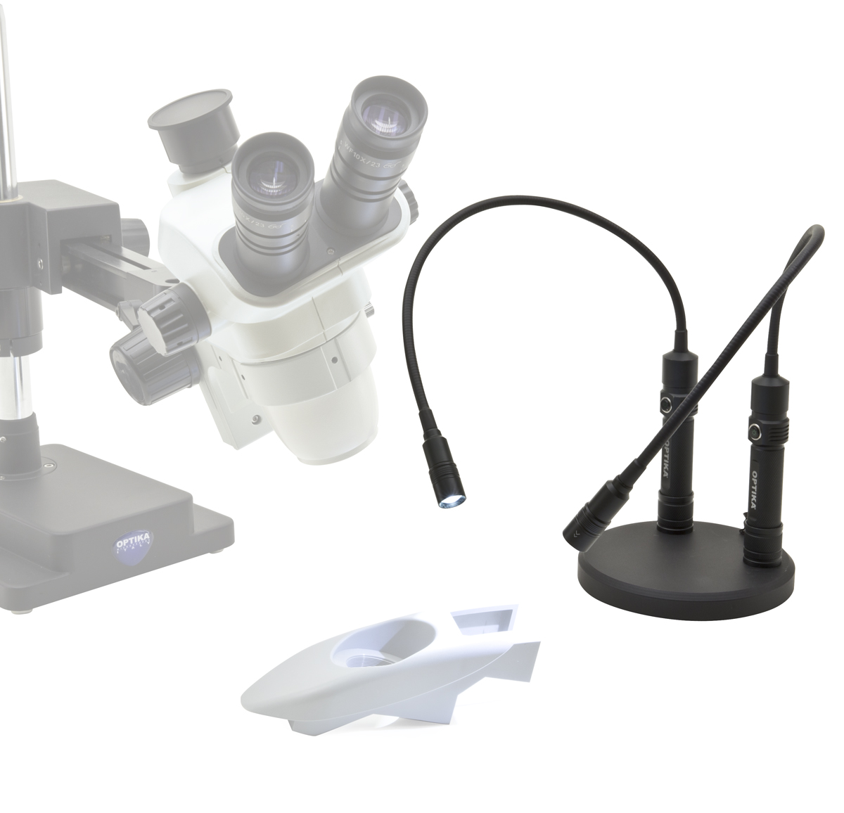 Beleuchtungsarm Paar CL-33 mit magnetischer Fixierung, USB